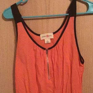 Salmon colored dress